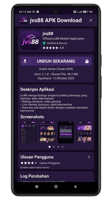 Unduh APK jvs88 untuk Pengguna Android